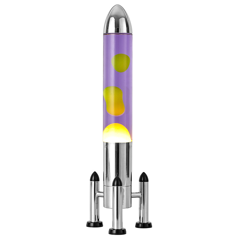 ロケットシェード付き大型LED溶岩ランプ