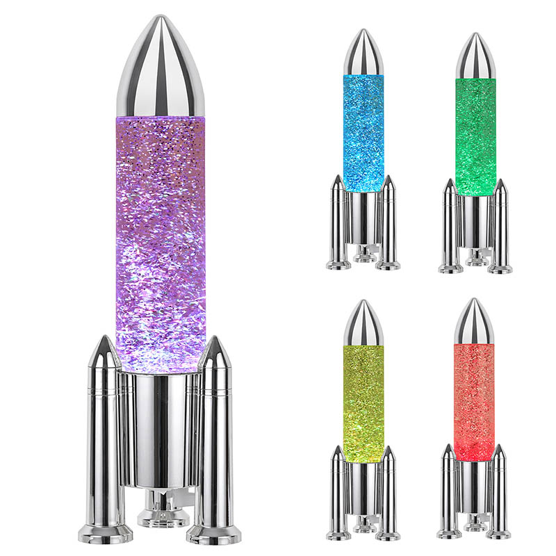 ロケットの形をしたスリバーナイトライト